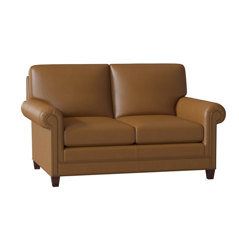 BradingtonYoung Raylen 59.5'' Leather Loveseat Wayfair